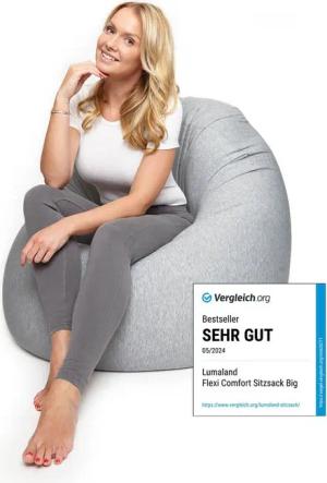 Lumaland Sitzsack Flexi Comfort, Bodenkissen Lounge