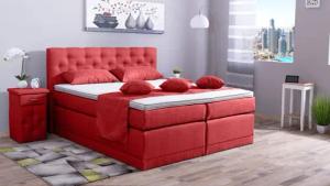 Meisterbetten Boxspringbett Babo (7-Zonen Taschenfederkernmatratzen, Komfortschaum),
