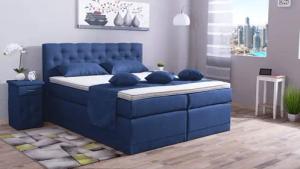 Meisterbetten Boxspringbett Babo (7-Zonen Taschenfederkernmatratzen, Komfortschaum),