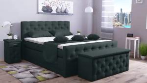 Meisterbetten Boxspringbett Babo (Fußteil, 7-Zonen Taschenfederkernmatratzen,
