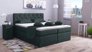 Meisterbetten Boxspringbett Babo (7-Zonen Taschenfederkernmatratzen, Komfortschaum),