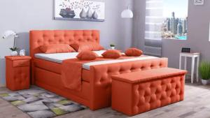 Meisterbetten Boxspringbett Babo (Fußteil, 7-Zonen Taschenfederkernmatratzen,