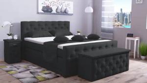 Meisterbetten Boxspringbett Babo (Fußteil, 7-Zonen Taschenfederkernmatratzen,