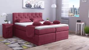 Meisterbetten Boxspringbett Babo (7-Zonen Taschenfederkernmatratzen, Komfortschaum),