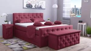 Meisterbetten Boxspringbett Babo (Fußteil, 7-Zonen Taschenfederkernmatratzen,
