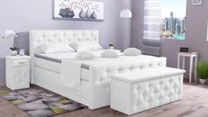Meisterbetten Boxspringbett Babo (Fußteil, 7-Zonen Taschenfederkernmatratzen,