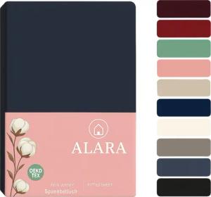 ALARA HOME Spannbettlaken 180x200 Baumwolle 100%