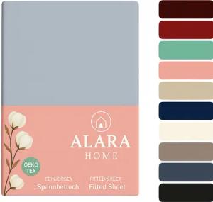 ALARA HOME Spannbettlaken 180x200 Baumwolle 100%