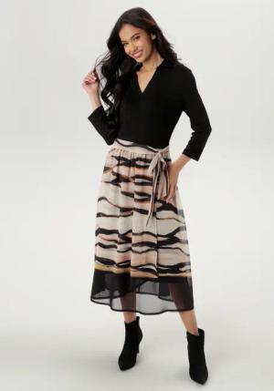 Aniston SELECTED Jerseykleid, mit abnehmbaren Bindeband - NEUE KOLLEKTION
