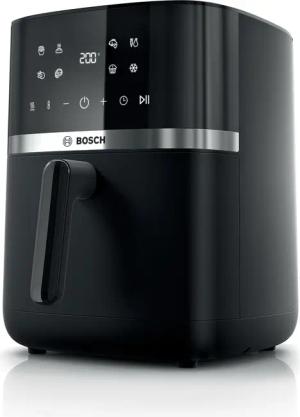 BOSCH Heißluftfritteuse "Air Fryer Serie 4, MAF462B0, 6,1l, 2 Heizelemente, 7 Programme", Auftaufunktion, Korb/Gitter spülm.geeignet, schwarz