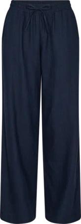 FREEQUENT Leinenhose "FQLAVA-PANT", Sommerhose aus Leinenmix und mit Kordelzug