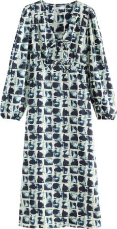 Next Midikleid Langärmeliges Midikleid mit Bindung
