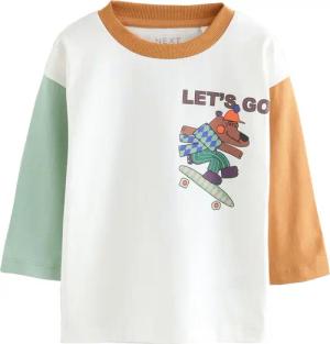 Next Langarmshirt Langarmshirt mit Rückenprint (1-tlg)