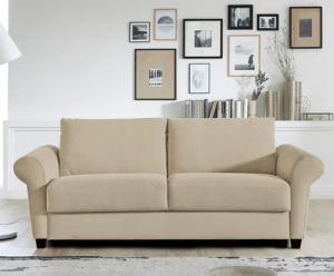 Bali Schlafsofa "ELISA Dauerschläfer in 140 und 160er Breite", komfortabler Ergoflex-Lattenrost