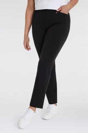KjBRAND Stoffhose "Hose Bea in Bi-Stretch Kammgarnoptik mit Bügelfalte", Sommerhose, ideal für kräftige Oberschenkel