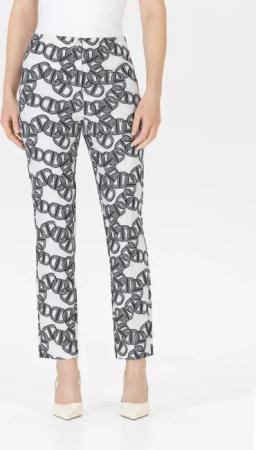 Stehmann Stoffhose, Sommerhose mit grafischem Muster