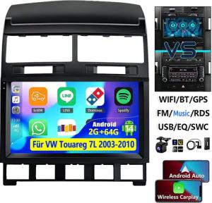 ESSGOO Android 14 Für VW Touareg