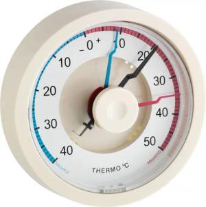 TFA Dostmann Raumthermometer Analoges Bimetall-Maxima-Minima-Thermometer TFA