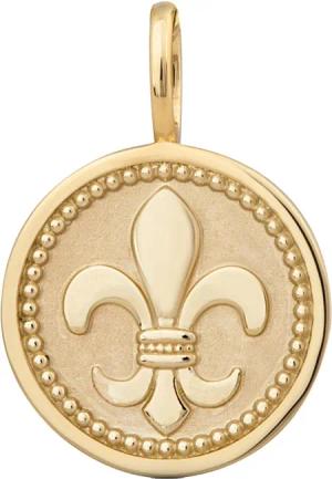 Orolino Kettenanhänger Gold 375 mit Lilien-Motiv