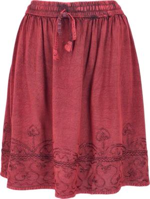 Guru-Shop Minirock Bestickter Boho Minirock -