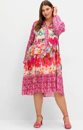 Sheego Etuikleid Stufenkleid