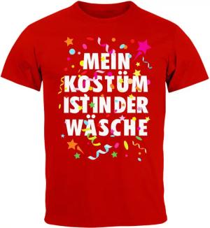 MoonWorks Print-Shirt Herren T-Shirt Fasching Karneval
