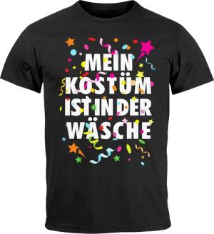 MoonWorks Print-Shirt Herren T-Shirt Fasching Karneval