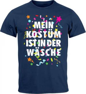 MoonWorks Print-Shirt Herren T-Shirt Fasching Karneval