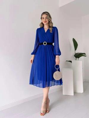 Moda Yakamoz Midikleid JANE'S Damen Chiffon