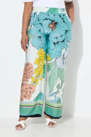 Ulla Popken Schlupfhose Hose Blüten weites