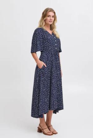 fransa Midikleid FRKAMMA Lockeres Sommerkleid