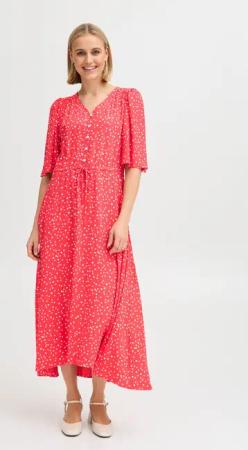 fransa Midikleid FRKAMMA Lockeres Sommerkleid