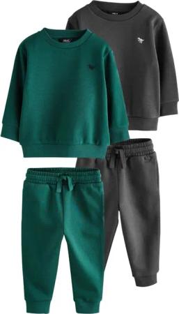 Next Sweatanzug Sweatshirt und Jogginghose, 2er-Pack