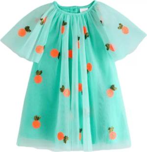 Next Tüllkleid Pailletten-Meshkleid (1-tlg)