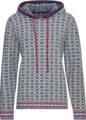 Reitmayer Strickpullover Jacquard-Kapuzenpullover