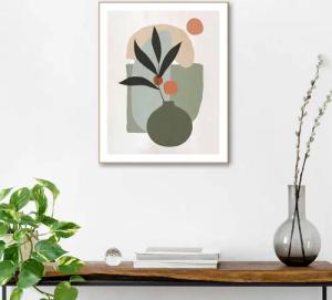 Reinders! Kunstdruck Vase mit Blumen