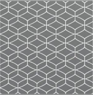 vidaXL Outdoorteppich Outdoor-Teppich ARAKIL Grau 250x250