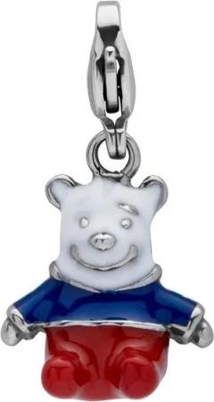 Unique Charm-Einhänger Unique Edelstahlcharm Bär zum Sammeln und Kombinieren CS0062