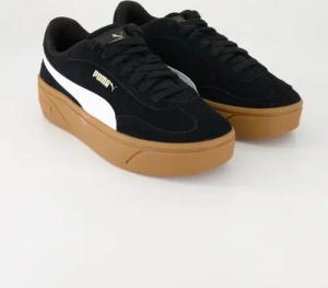 Puma Schuhe - Puma Club II Era Platform Veloursleder (Schwarz, Gr. 38)
