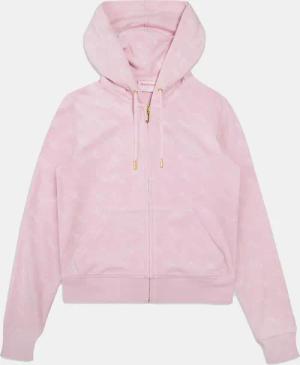 Juicy Couture GIGI DEBOSSED VELOUR ZIP HOODIE