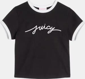Juicy Couture SCRIPT JUICY RINGER T-SHIRT