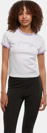 Juicy Couture SCRIPT JUICY RINGER T-SHIRT