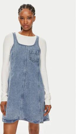 Noisy May Jeanskleid Lilje 27029876 Blau Loose Fit
