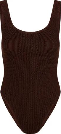 Moda Minx Badeanzug Scrunch Scoop Neck