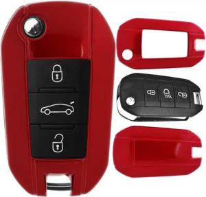 mt-key Schlüsseltasche Autoschlüssel Hardcover Schutzhülle Metallic