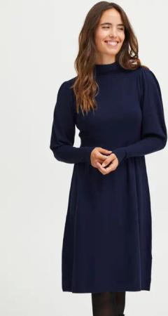 fransa Strickkleid FRDEDINA Strickkleid mit Puffärmeln
