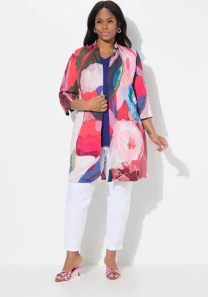 Ulla Popken Sommerjacke Wendejacke offene Jacke