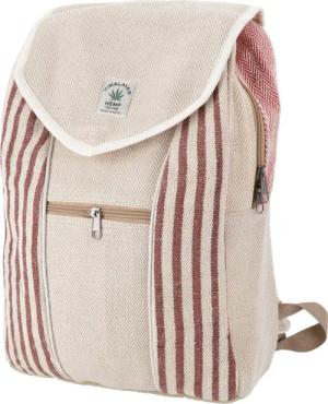 Guru-Shop Freizeitrucksack Ethno Hanf Rucksack gestreift