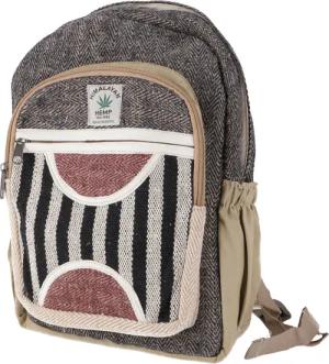 Guru-Shop Freizeitrucksack Kleiner Ethno Hanf Rucksack