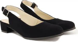 Ulla Popken Lederpumps Veloursleder Zierspange Weite